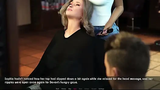 Awam sophia pamer toketnya di hairsalon.