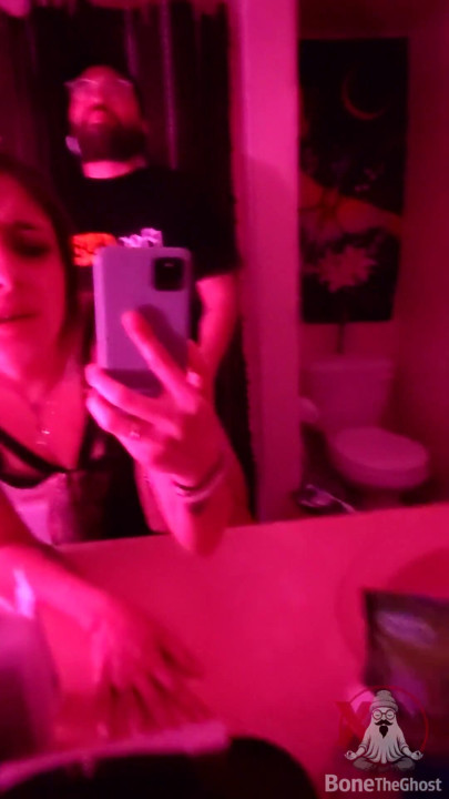 Fucking My Milf Friend In Front of The Mirror | Clip 1