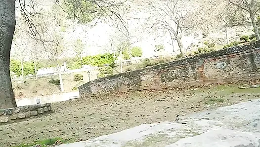 RISKANTER BLOWJOB IM ÖFFENTLICHEN PARK DER STRAßE