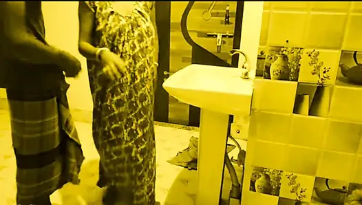 Desi hot Bhabi want young Devar hard dick in kitchen room.