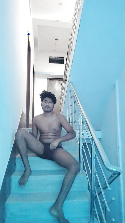 I was alone at home so I did a handjob