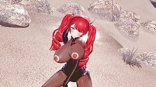 Mmd R-18 Anime flickor sexig dans klipp 145