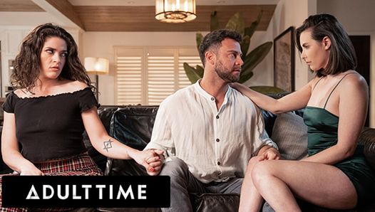 ADULT TIME - Victoria Voxxx lamenta ter dado permissão ao marido para trair com a melhor amiga Casey Calvert!