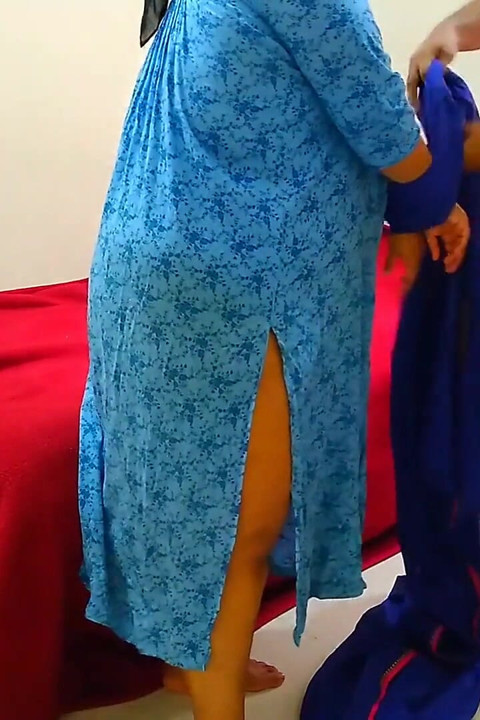 Palestinian Hot MILF Stepaunty Fucked by Neighbor Guy, Huge Ass a...uge Boobs 55y Old BBW Stepaunty Part-2