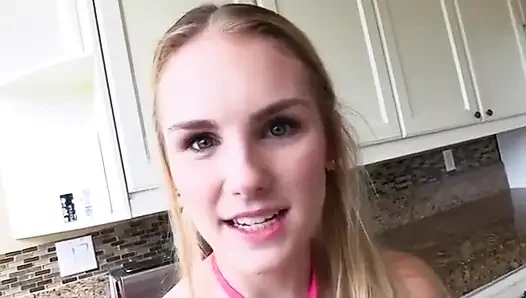 Pumping my 18yo babysitter full with cum!