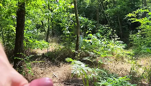 HANDJOB in PUBLIC - Stranger Woman Caught me Masturbating and Makes Me Cum!