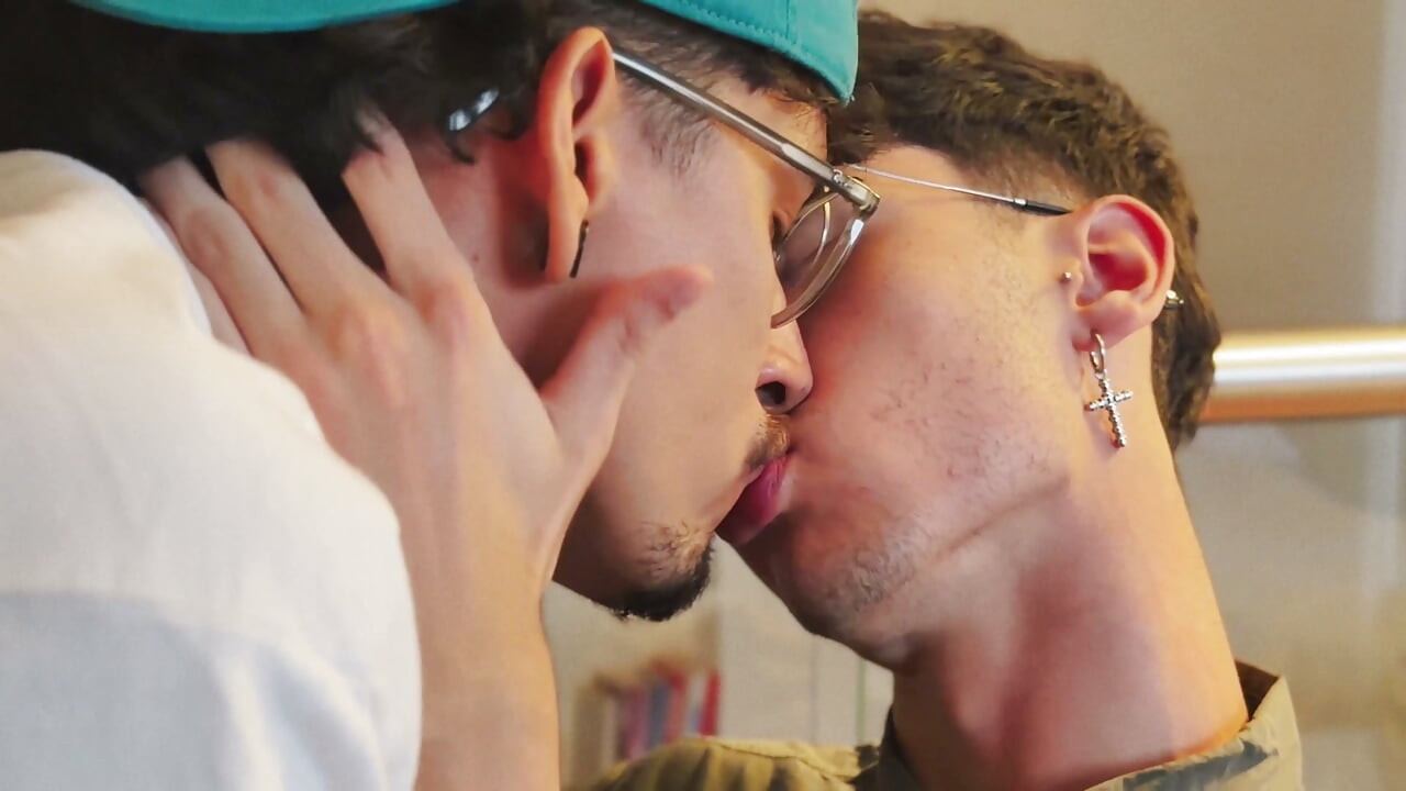 He loved kissing his straight stepbrother so much.