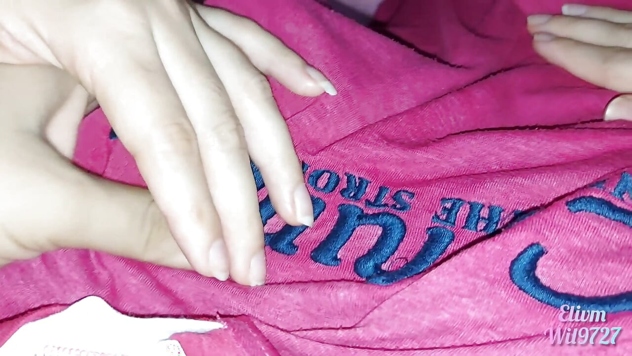 Playing with my pussy with my neighbor's stepsister