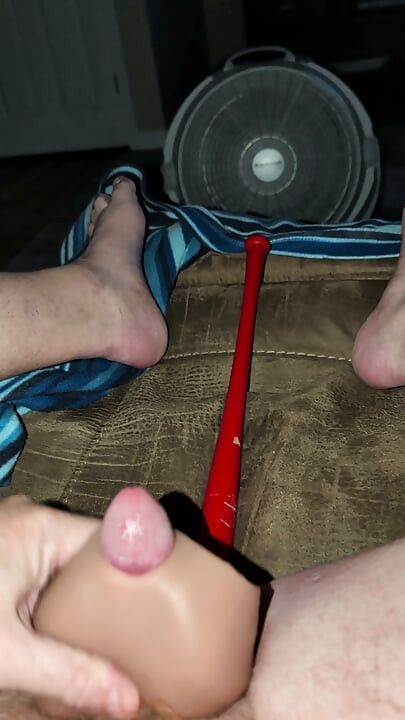 Fucking my toy and cumming with my ass filled