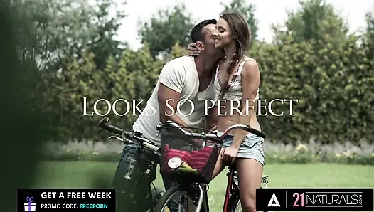 21 NATURALS - Slim Hottie Wet Pussy Licked to Ass - Then Destroyed with Big Dick Anal