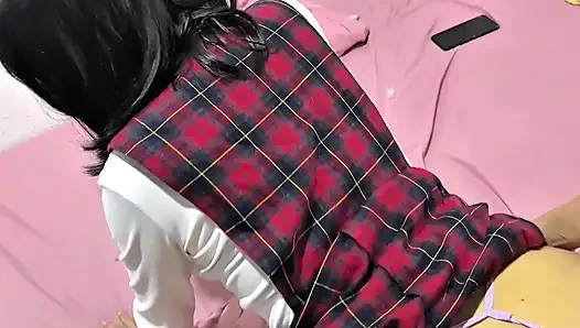 The first time an Hot Indian Schoolgirl has sex with her teacher PART 2