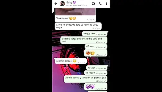 Heißes whatsapp-gespräch mit meiner freundin endet im happy end - Nati sweet - Natasha caseros