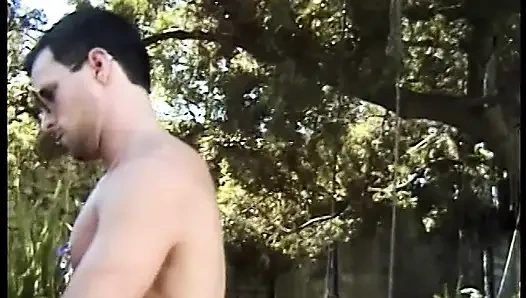 Two Guys Fuck Brunette Slut Tight Holes