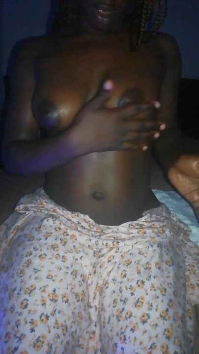 Hot Amature Homemade  African  Ebony Oiled Teen Big Tits Dancing Sexy Body  POV