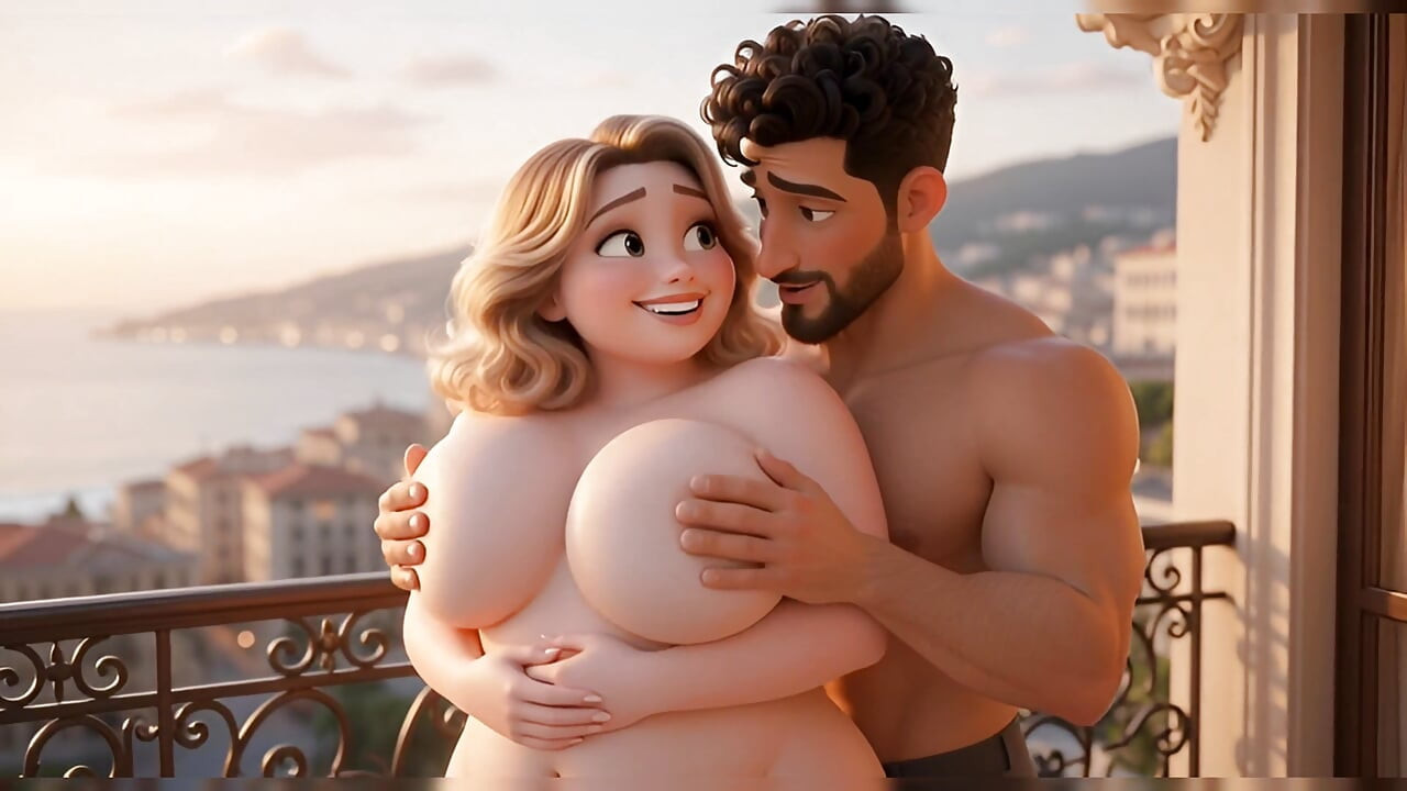 "Curvy Girl Flew For Holiday Sex - She Promised To Return" "Short Film