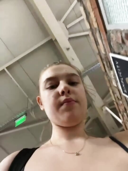 Horny girl fucking in public Gym