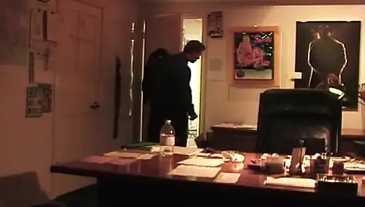 Busty MILF with glasses gets her anal hole penetrated