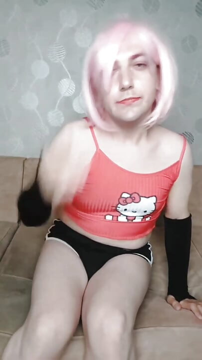 Cute Shorts Cowgirl Sissy Smooth Legs Big Booty