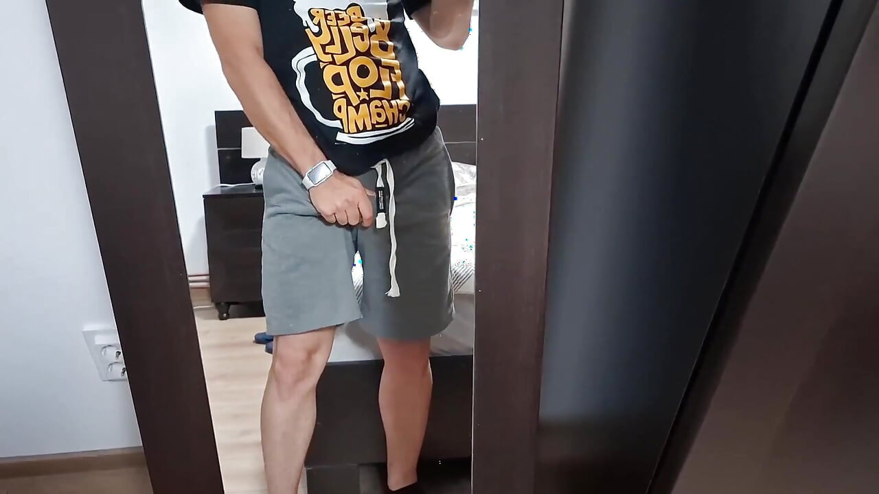 Cute Boy Jerking His Big Dick & Moaning While Cumming Hard