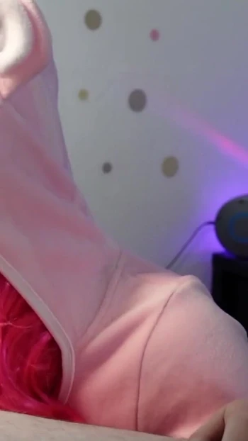 Iconic moment from "Petite German Step-Sister give POV Blowjob after Cosplay Event in Costume"