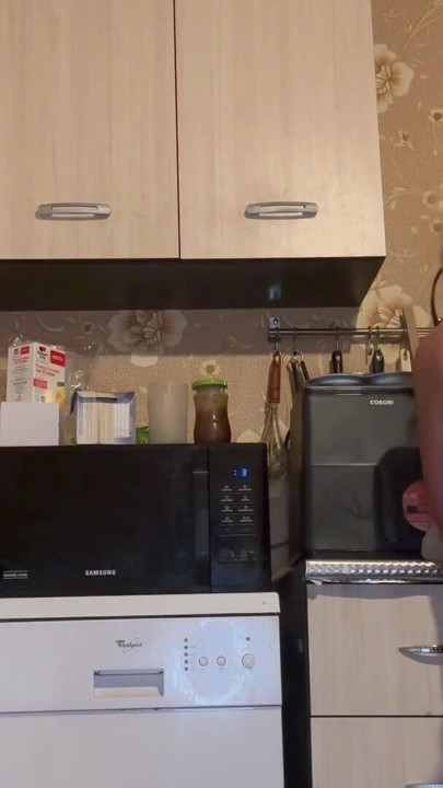 So Horny That Masturbate Whole Cooking and corn fuck | Clip 1
