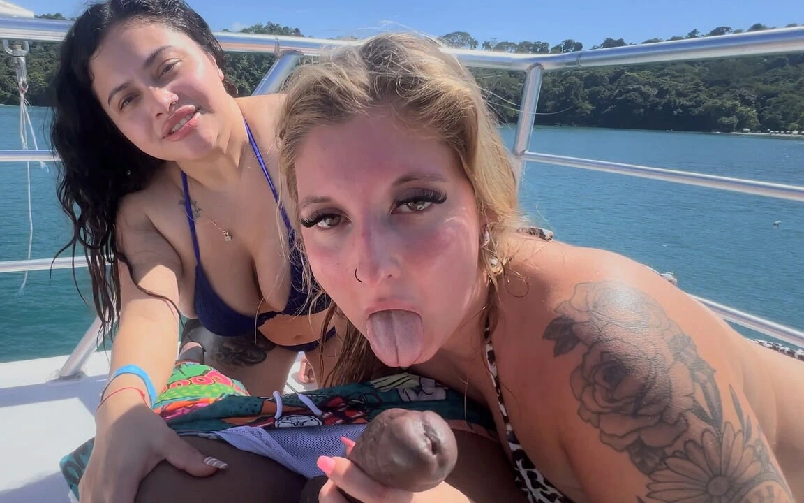 船派对变成了浪荡公子狂野的超级热口交