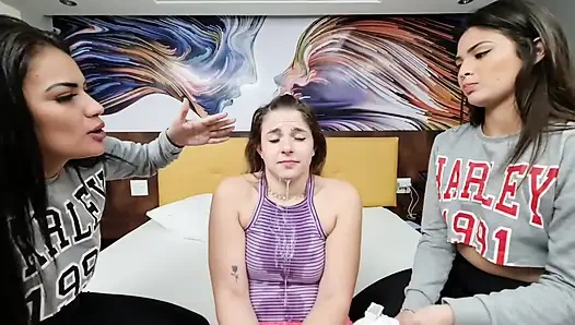 Spitting Gang Bang Party Extreme Spit