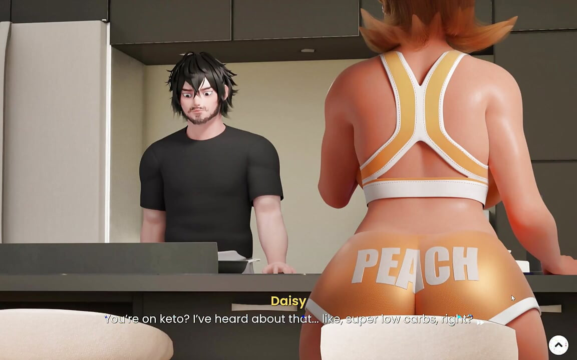 Mansion Days TABU Jogo hentai Ep.6 Mostrando meu PAU GIGANTE para MEIA-irmã na academia!