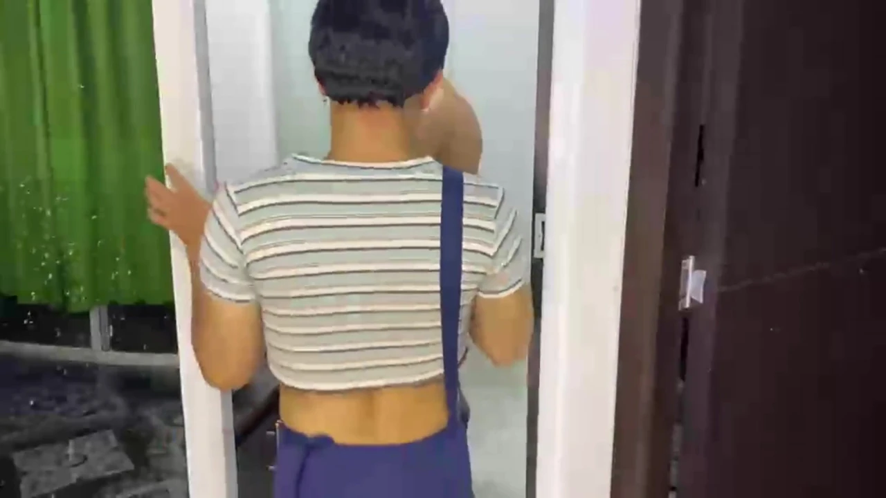 In the Adventures of KEN PRINCE, femboy gets fucked in the bathroom by his best friend and his other friend watches them