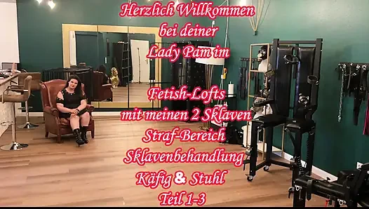 BDSM kerkerschlampen dominieren maskierten sexsimp im harness