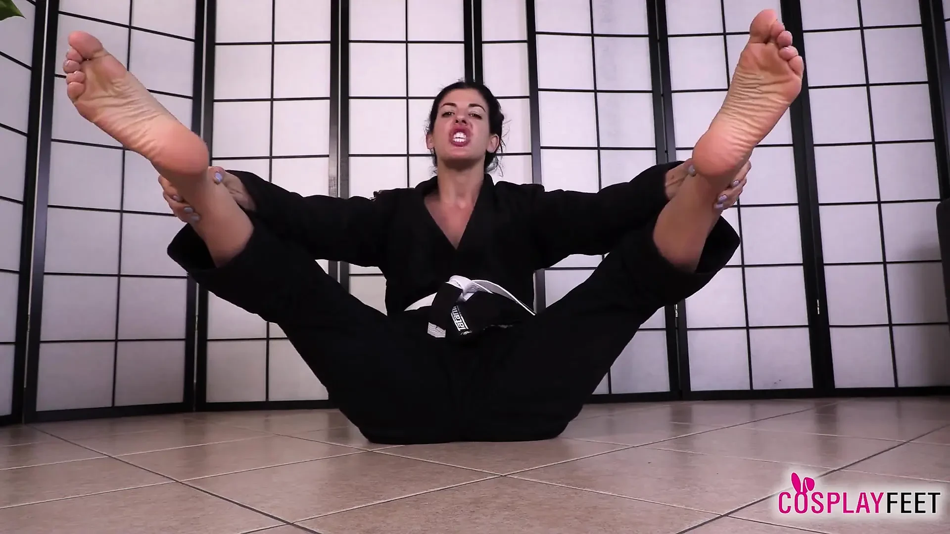 Karate Instructor Bianca Blance Shows You How to Use Your Sexy Feet to Your Advantage
