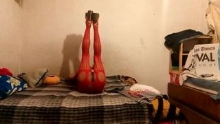 Joselynne cd trabajando con el pie y assjob juguete sexual