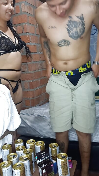 The cheating neighbor fucking her husband and her neighbor
