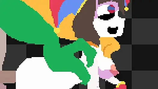 pomni pixelart timelapse