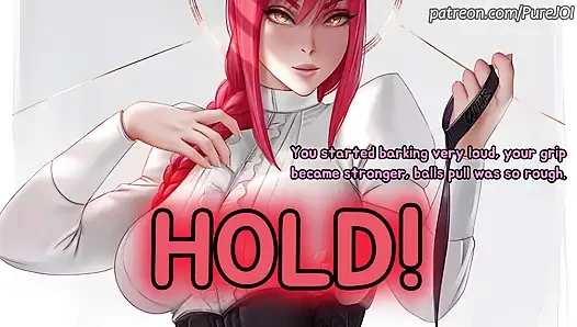 Endure Makima's degradation test to become her filthy puppy (CBT JOI)