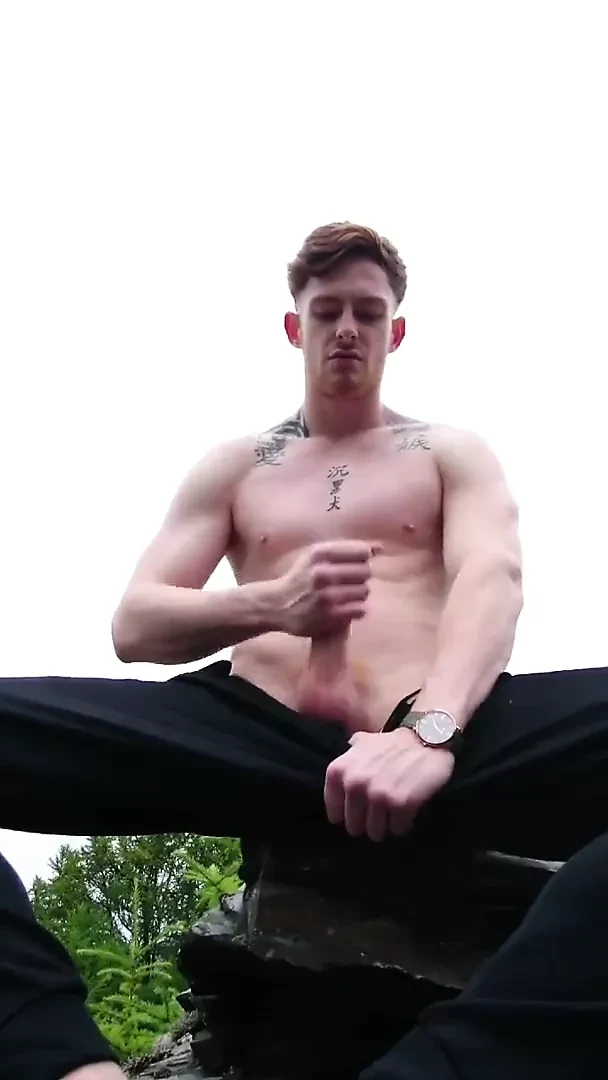 Verbal Chav Lad Wanks His Cock