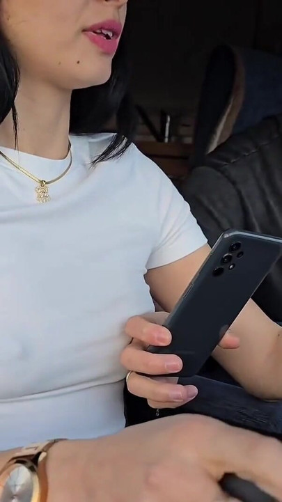 I picked up an UBER Client without a bra | Clip 1