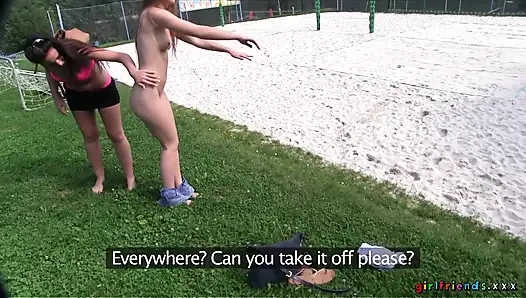 Girlfriends XXX - Horny Euro Babes Meet up by the Lake for a Pussy Finger & Licking Session Outdoors