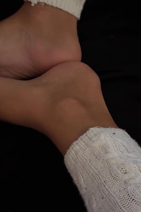 Watching a Movie Turned Into Feet Fuck