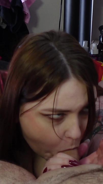 He suddenly came in my mouth, for which I punished him after orgasm | Clip 1