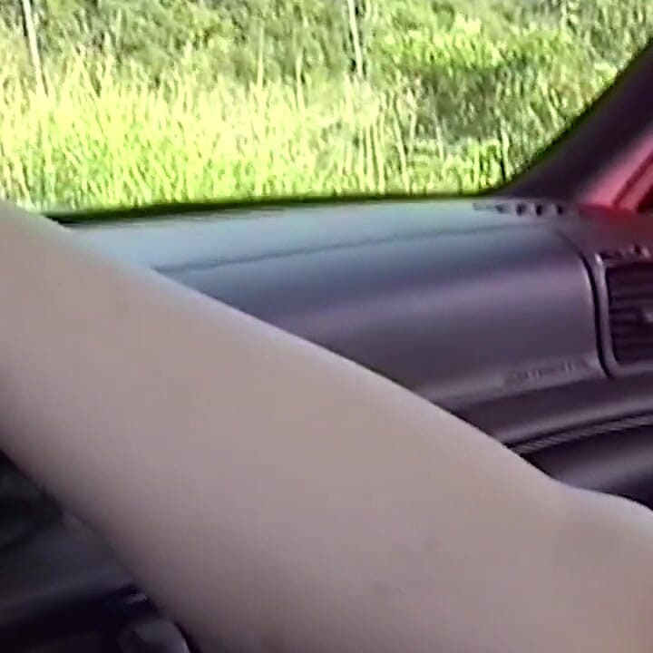 Real Amateur Homemade Stepaunty Wears Nylon Stockings Shows Arches & Huge Tits in Car