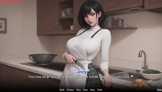 Cute Sexy Stepsister Gives Amazing Blowjob - Obsessed Lucy Part 02 By VNGTrash