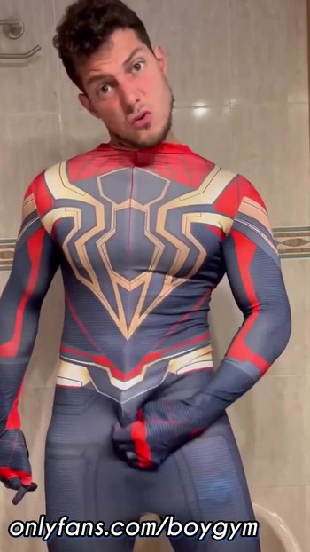 스파이더맨 정액 서프라이즈! !️