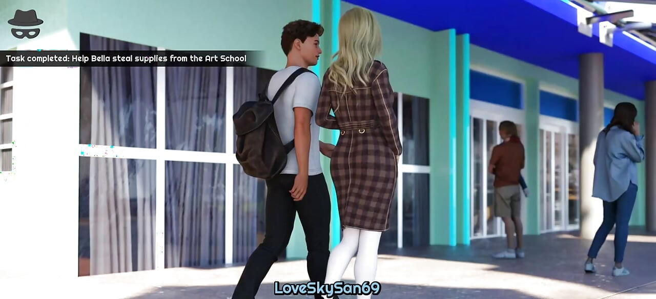 Part 9 - Helping My Busty Petite Step Sister in a Student Outfit by Loveskysan69