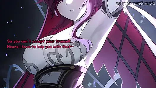 Rosaria from Genshin Impact makes your cock suffer (Edging JOI)
