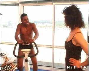 French slut hard fucked by a black guy