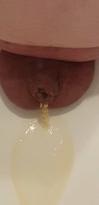 Pissing minicock