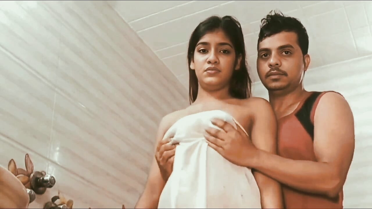 Young college student bathroom risky homemade sex video