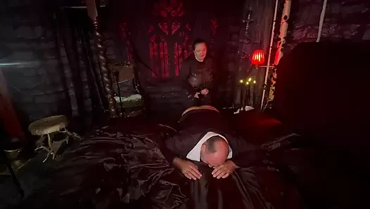 Part 2:- Queen Vampire Turns The Priest into a Cock sucking Whore.