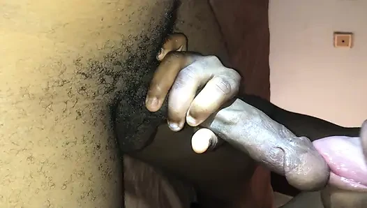 African Teen Sloppy Blow Job Homemade With Neighbour's Son  POV